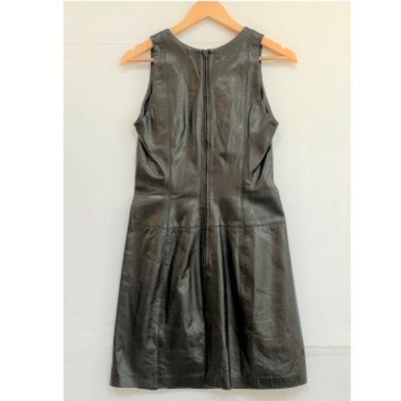 VARIAZIONI Genuine Leather Mini Dress - Picture 6 of 8